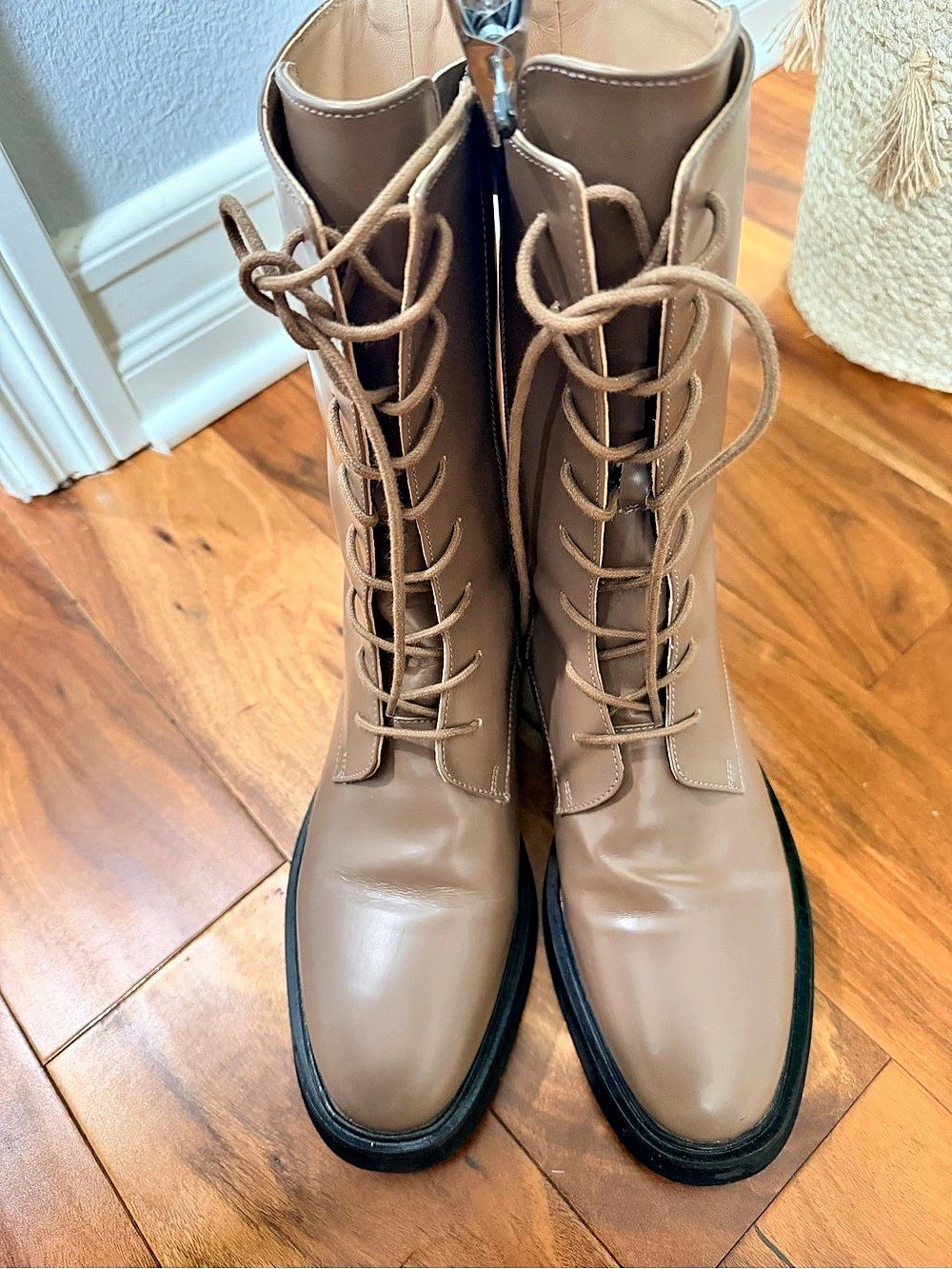 Pilcro Lace-Up Stompy Boots